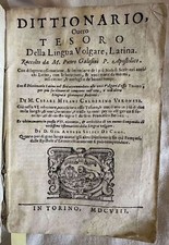 Usado, DITTIONARIO OVERO TESORO DELLA LINGUA VOLGARE LATINA PIETRO GALESINI MANUZIO 608 comprar usado  Enviando para Brazil