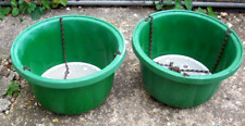 Pair green plastic for sale  HUNTINGDON