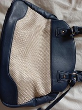 Navy blue handbag for sale  STOCKPORT