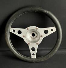 VOLANTE PLANO DE COURO BMC MINI BOSS VINTAGE CORRIDA DE CARROS DE CORRIDA ASSENTO ÚNICO, usado comprar usado  Enviando para Brazil