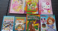 LOT of 6 CHILDREN'S COLORING AND ACTIVITY BOOKS Very good used condition comprar usado  Enviando para Brazil