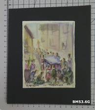 Disegno vintage firmato usato  Torino