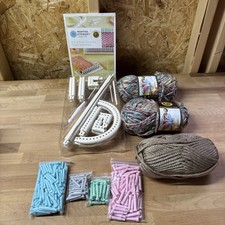 Kit de tear de malha Martha Stewart artesanato não completo adicionado 3 rolo de fio parcial comprar usado  Enviando para Brazil