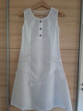 Sommerkleid leinen 38 gebraucht kaufen  Hövelhof