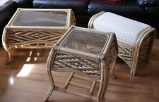 Cane conservatory furniture for sale  NEWPORT