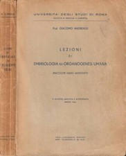 Lezioni embriologia organogene usato  Italia