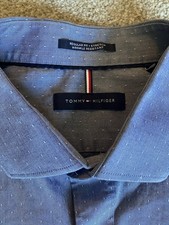 *NOVO TOMMY Hilfiger l/s reg. CAMISA FIT* GG frete grátis comprar usado  Enviando para Brazil