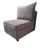 Velvet armless chair for sale  MANCHESTER