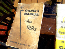1953 1954 Aero Willys modelos de carro 675 685 completo manual do proprietário original vintage comprar usado  Enviando para Brazil