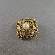 Vintage brosche gold gebraucht kaufen  Wuppertal