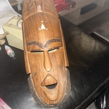 Wooden mask wall for sale  BRISTOL