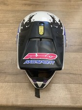 Capacete de motocross/fibra de carbono/tamanho 7 1/8/cammer de vento/dowd AXO Sport RX2, usado comprar usado  Enviando para Brazil