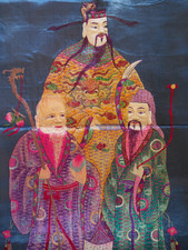 Chinese silk embroidery d'occasion  Expédié en Belgium