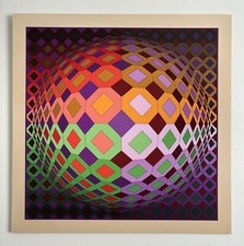 Victor vasarely sérigraphie d'occasion  Guebwiller