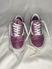Tênis Vans feminino/criança 1,5 rosa glitter brilho cano baixo comprar usado  Enviando para Brazil
