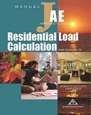 Residential Load Calculation Manual J by Hank Rutkowski comprar usado  Enviando para Brazil