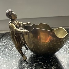 Kleine bronzefigur schale gebraucht kaufen  Waldheim