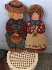 Wood cutouts dolls for sale  Muskogee
