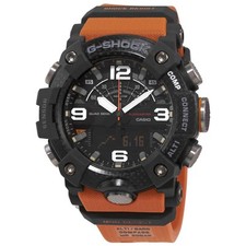 Relógio masculino Casio G-Shock cronógrafo analógico-digital mostrador preto Mudmaster comprar usado  Enviando para Brazil