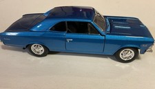 Usado, Carro modelo fundido Maisto 1966 Chevrolet Chevelle SS 396 azul metálico 1/24 solto comprar usado Usado, Carro modelo fundido Maisto 1966 Chevrolet Chevelle SS 396 azul metálico 1/24 solto comprar usado  Enviando para Brazil