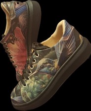 Damenschuhe bunt vogel gebraucht kaufen  Porta Westfalica