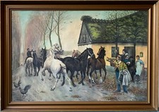 ölbild altes haus gebraucht kaufen  Graal-Müritz, Seeheilbad
