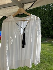 Tunika bluse weiß gebraucht kaufen  Mengkofen