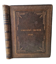 LYMINGTON CHURCH 1841 | Communion & Other Services | Fine Binding | Antique Book segunda mano  Embacar hacia Mexico