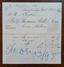 1895 thomas mills for sale  HASTINGS