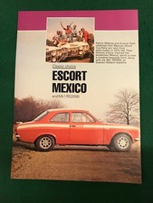 ESCORT MÉXICO MIKKOLA PALM 1970 PÔSTER ANÚNCIO QUADRO PRONTO ARQUIVO A4 L, usado comprar usado  Enviando para Brazil