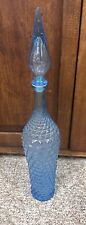 vintage blue decanter for sale  Lincoln