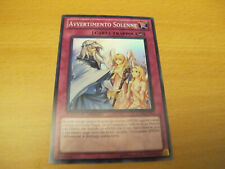 Avvertimento solenne yugioh usato  Modugno