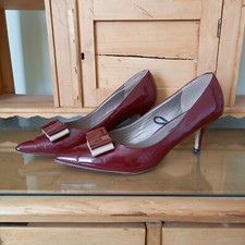 Maroon patent shoes for sale  NEWCASTLE UPON TYNE