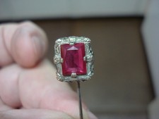 Caneta bastão filigrana vintage com pedra, usado comprar usado  Enviando para Brazil