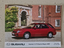 Subaru impreza 1.6 for sale  BURGESS HILL