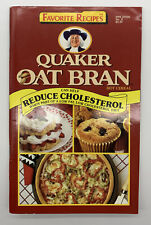 Favorite Recipes QUAKER OAT BRAN Hot Cereal Cookbook No .9 1989 comprar usado  Enviando para Brazil