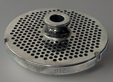 Placa moedor de carne INOX #32 – fina 3218, aço inoxidável, 3 entalhes, 3-7/8", emulsão comprar usado  Enviando para Brazil