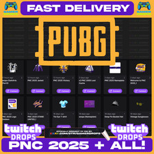 Usado, PUBG TWITCH DROPS -PNC + ALL DROPS - TIE DIE - PLACA DE IDENTIFICAÇÃO + EMBLEMA + ITENS 13/13! comprar usado  Enviando para Brazil