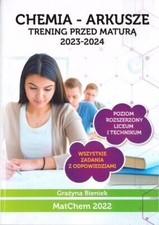 Używany, Chemia - arkusze. Trening przed maturą 2023-2024 (matura) na sprzedaż  PL