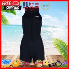 Maiô de mergulho feminino de neoprene 2 mm peça única sem mangas para natação, usado comprar usado  Enviando para Brazil