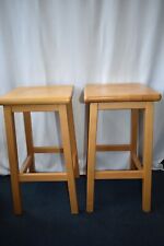 Pair solid wood for sale  CHERTSEY