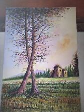 Olio tela wintage usato  Palermo