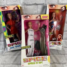 Lote de 3 Bonecas Galoob Ginger Spice Girls 1998 Geri Halliwell On Tour Girl Power comprar usado  Enviando para Brazil