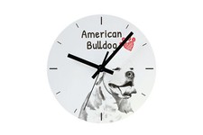 Relógio American Bulldog com uma foto de um cachorro Art-Dog comprar usado  Enviando para Brazil