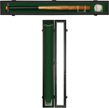 Vitrine de taco de beisebol moldura de madeira suporte vertical ou horizontal montado na parede  comprar usado  Enviando para Brazil