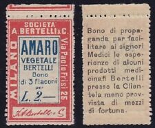 Regno etichetta pubblicitaria usato  Italia