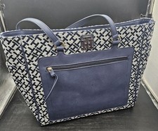 Bolsa tote Tommy Hilfiger azul bolsa de mão acessório com etiqueta  comprar usado  Enviando para Brazil
