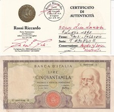 50000 lire leonardo usato  Assemini