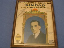 Framed sheet music for sale  Llano