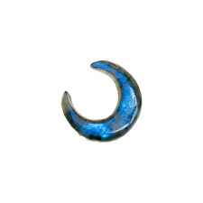 Piercing de septo azul natural feito à mão cristal labradorita tamanho 12g-12MM, usado comprar usado  Enviando para Brazil